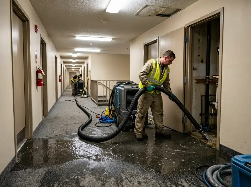 multi-unit-apartment-hallway-f-005 — frequently asked questions, Emergency Burst Pipe Water Extraction & Removal in Palo Alt…